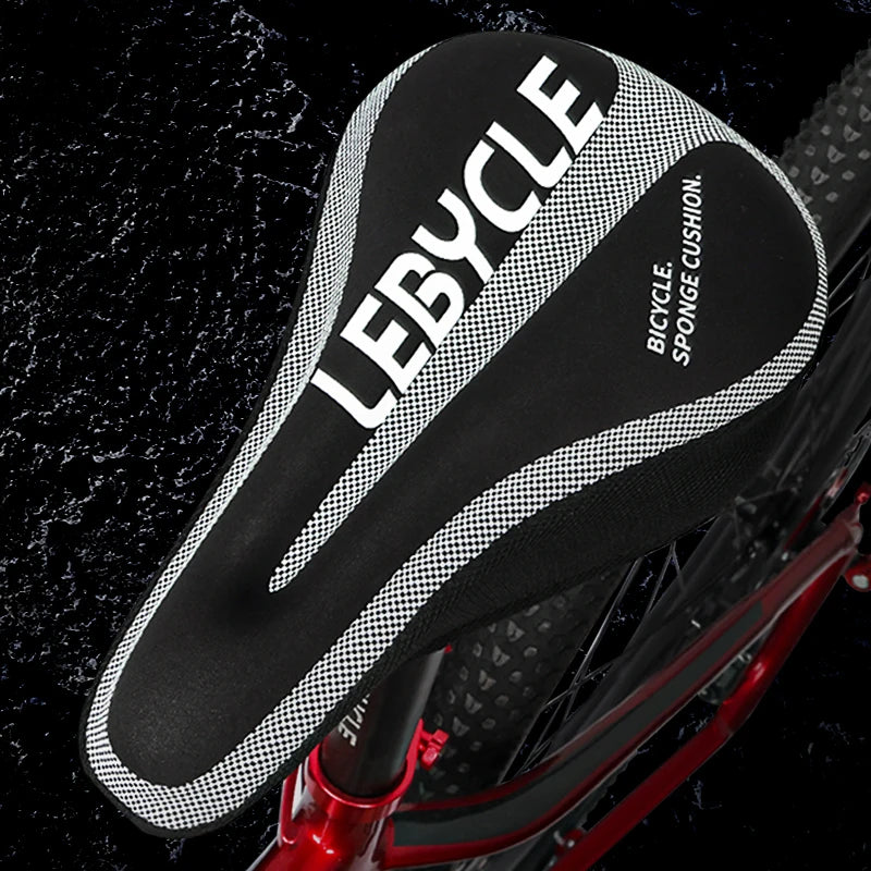 Lebycle Silicone Sponge Bike Seat Cover Soft Gel Bicycle Seat Bike Saddle Seat Cushion For Bicycle Accessories Bike Saddle Cover-WAYBIKER