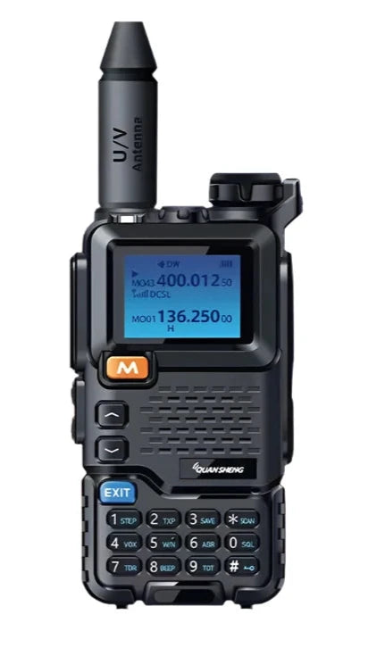 Quansheng UV 5R Plus Walkie Talkie Portable Am Fm Two Way Radio Commutator VHF Station K5 Receiver Band Transceiver UV-K5 UV-K58-WAYBIKER