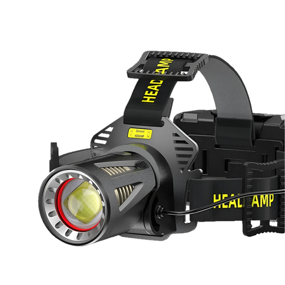 High Power 36-core XHP360 LED Headlamp Fishing Flashlights Telescopic Zoom Fishing Light Lamp For Camping-WAYBIKER