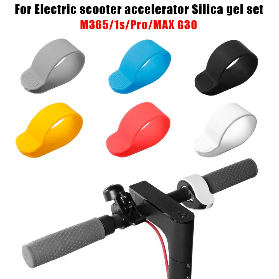 Electric Scooter Handlebar Silicone Sleeve For Ninebot ES1 ES2 ES4/MAX G30 Electric Scooter Skateboard Scooter Parts Accessories-WAYBIKER