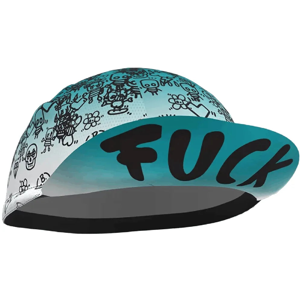 Classical Summer Breathable Cycling Caps Men And Women Funny Multi Styles Quick Dry Sports Hats Red Blue Black White-WAYBIKER