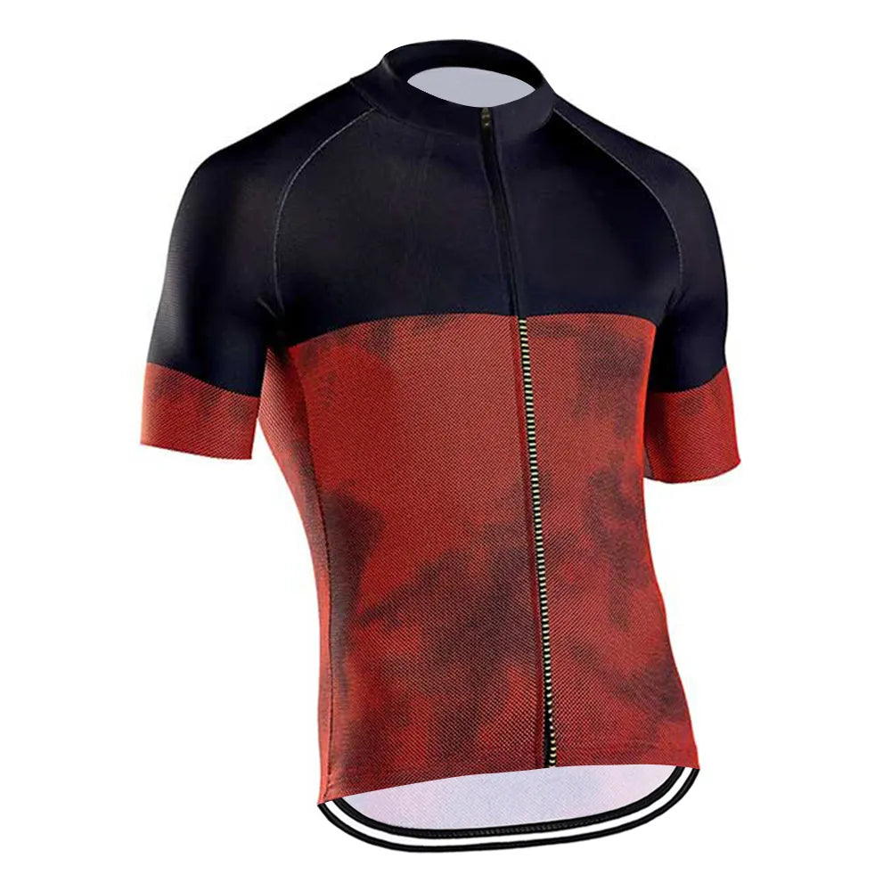 Cycling Jersey Men Mountain Bike Jersey MTB Bicycle Shirts Short Sleeve Road Tops  Quick Dry-WAYBIKER
