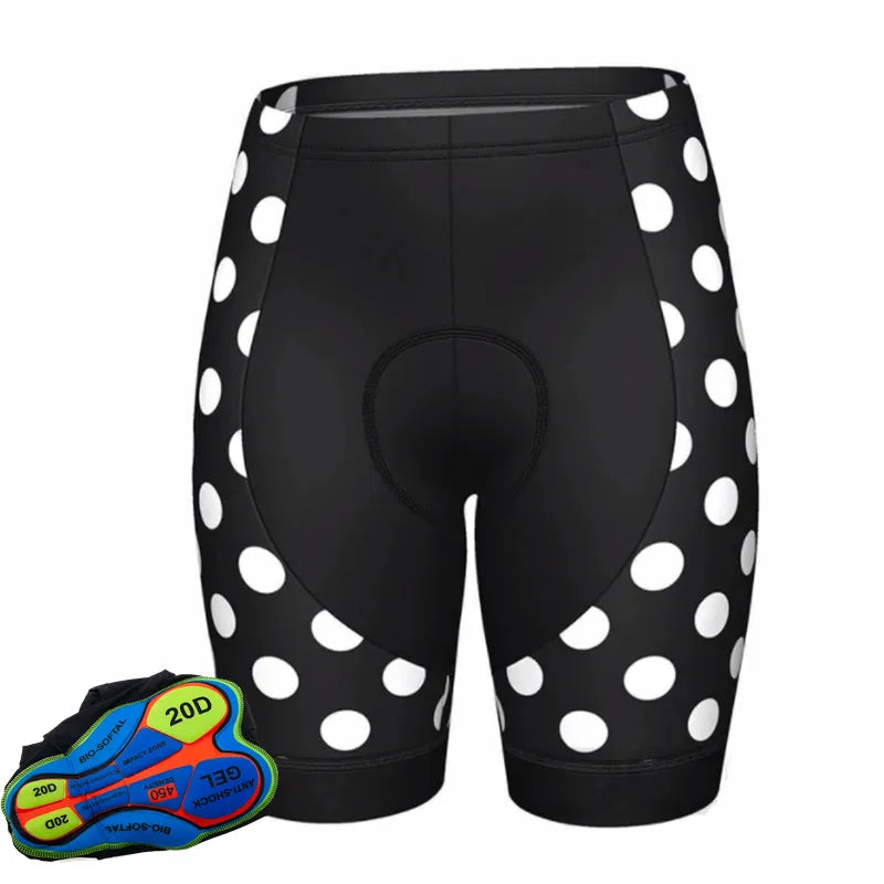 Women 2023 Unisex Team Edition Cycling Shorts 20D Anti Slip Padded Gel Cycling MTB Bike Shorts Mountain Bicycle-WAYBIKER