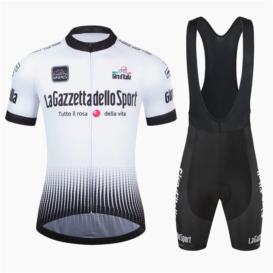 Tour Of Italy Bicycle Clothes Cycling Jersey Set Summer Road Bike Short Sleeve Cycling Clothing Men Mtb Jersey Set Sport Wear-WAYBIKER