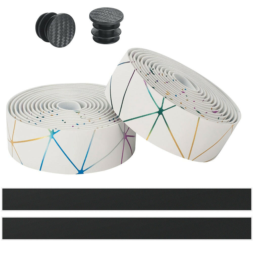 LINGMAI Bicycle Handlebar Tape Soft Bike BarsTape PU EVA Anti-slip MTB Cycling Wrap Straps Mountain End Plug Accessories-WAYBIKER