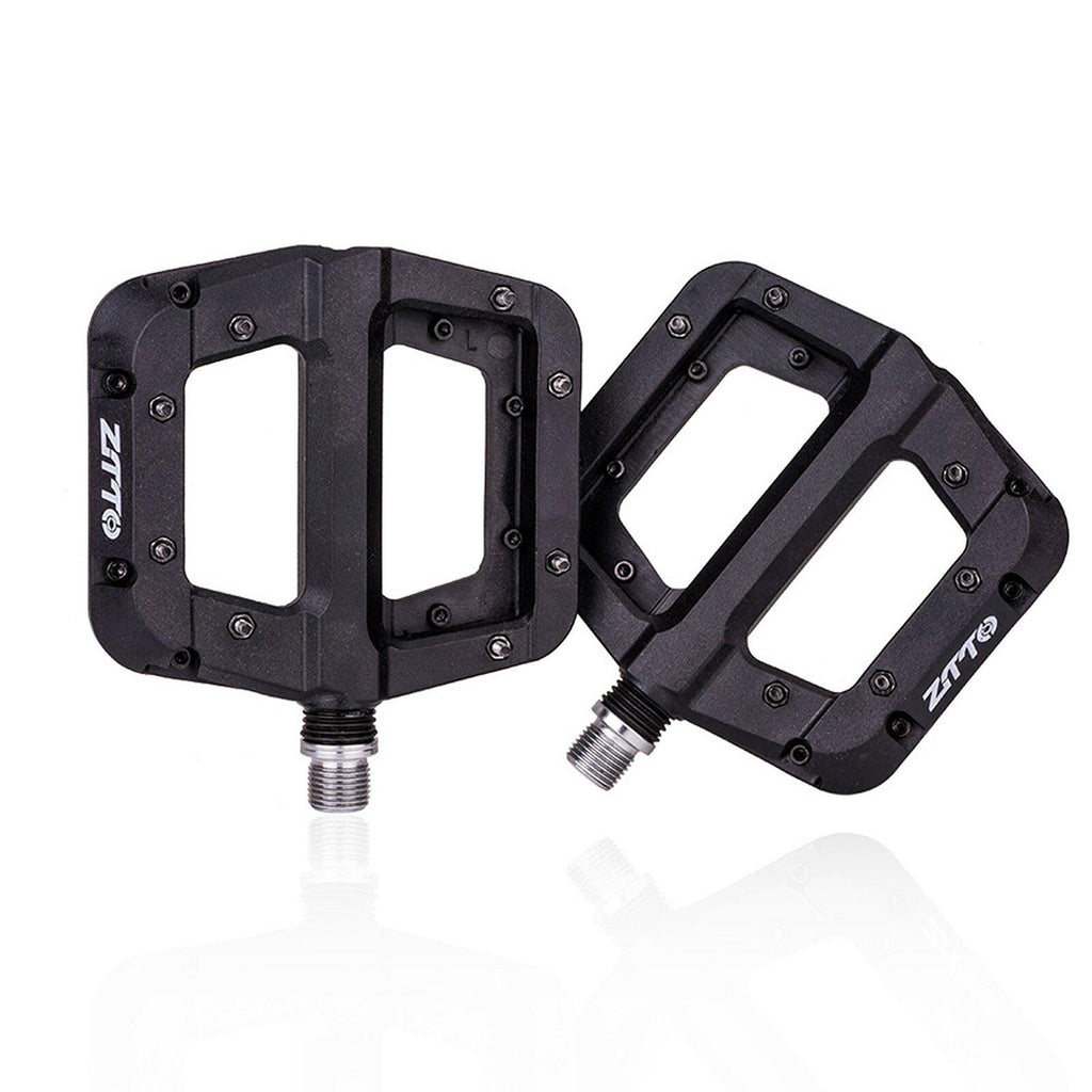MTB Bike Pedals Non-Slip Mountain Bike Pedals Platform Bicycle Flat Pedals 9/16 Inch-WAYBIKER