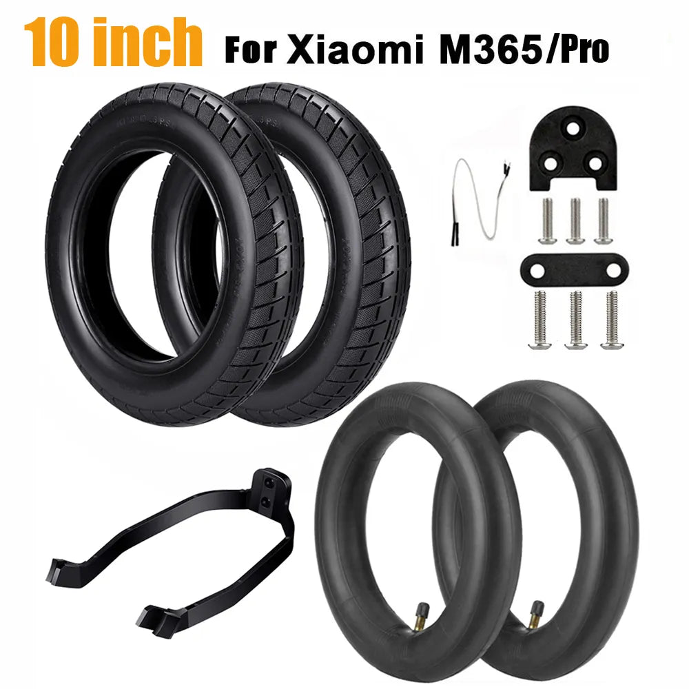 For Xiaomi M365 PRO Electric Scooter 10 Inch inner and outer tire set 10 Inches Modified Tire Reinforced Stable-proof 10*2-WAYBIKER