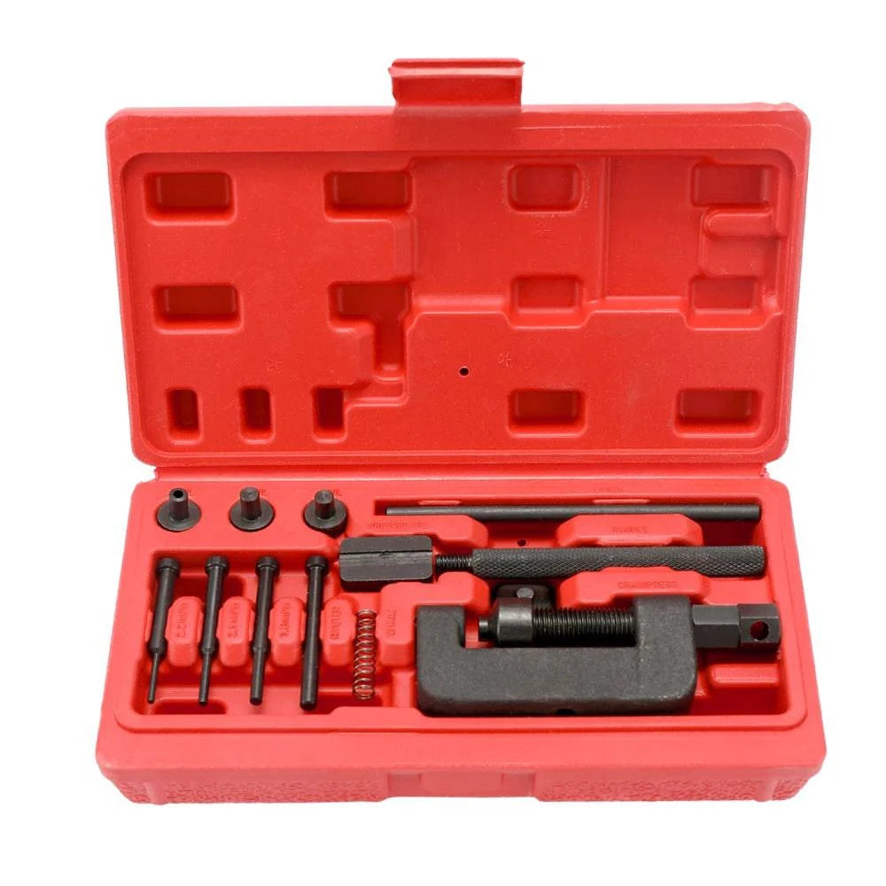Hand Tool Sets Motorcycle Bike Chain Breaker Splitter Link Riveter Universal Bikes Riveting Cycling Accessories with Carry Box-WAYBIKER