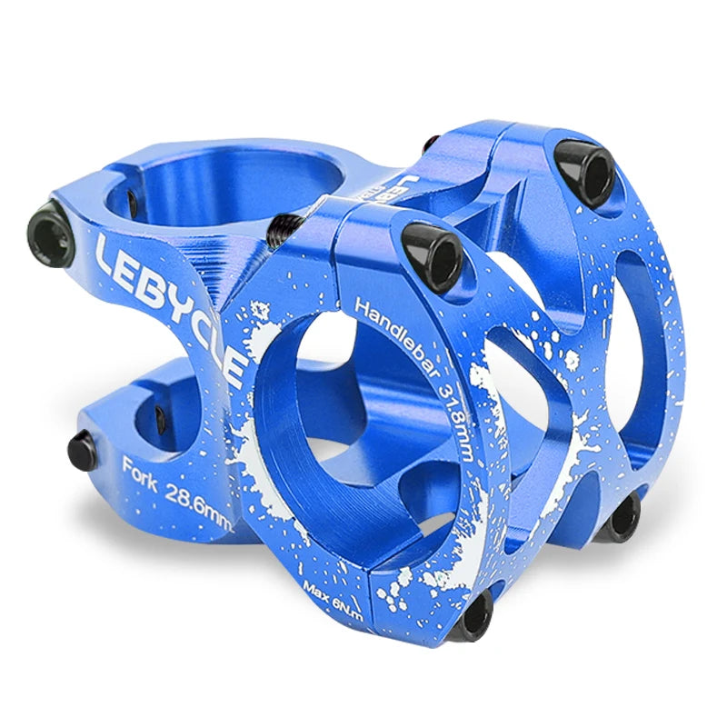Lebycle Mountain Road Bike Aluminum Alloy CNC Stem Bicycle Handlebar Bike Parts 31.8x35mm Bicycle Handlebar Stem-WAYBIKER