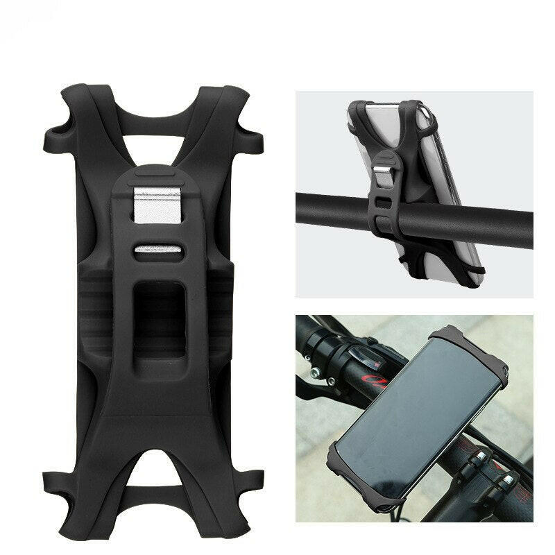 Mountain Bike Silica Gel Mobile Phone Holder Outdoor Cycling Mobile Phone Navigation Bracket-WAYBIKER