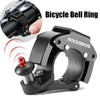 1PC Durable Stainless Bicycle Bell Ring MTB Cycling Horn Bike Handlebar Bell Crisp Sound Horn for Bicycle Safety Bike Accessorie-WAYBIKER