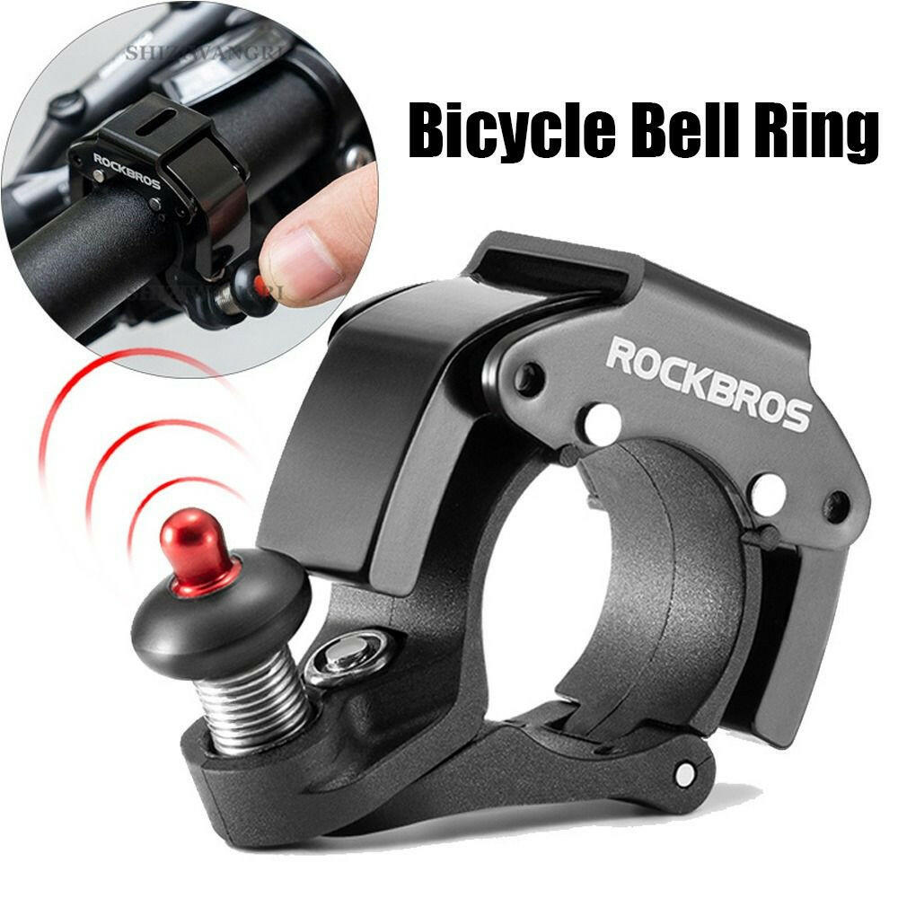 1PC Durable Stainless Bicycle Bell Ring MTB Cycling Horn Bike Handlebar Bell Crisp Sound Horn for Bicycle Safety Bike Accessorie