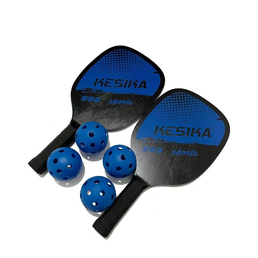 Pickleball Paddle Set Pickleball Rackets Ball Set 2 Rackets & 4 Pickleball Balls with Carrying Bag for Men Women 2022 New-WAYBIKER