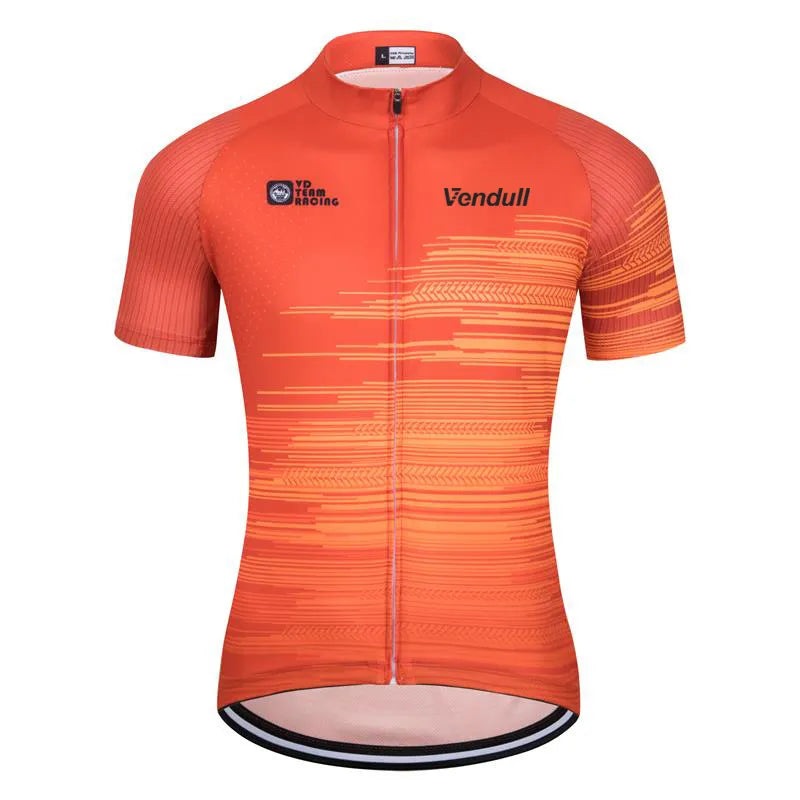 Summer Men Short Sleeve Cycling Jersey MTB Maillot Bike Shirt Breathable Tricota Mountain Pro Team Bicycle Sports Clothing 2023
