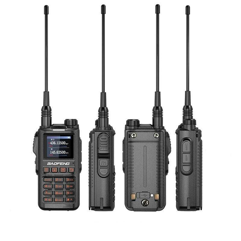 Baofeng UV18 Pro Orange Walkie Talkie 999 Channels 4 Bands UV18i UVi Two Way Radio UV18H L UV-G28 Handheld Transceiver Powerful-WAYBIKER