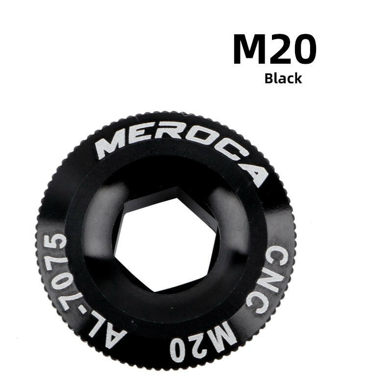 MEROCA MTB Hollowtech Crank Bolt  M18 M19 M20 Mountain Bike Crank Cover Crank Arm Bolt For IXF-WAYBIKER