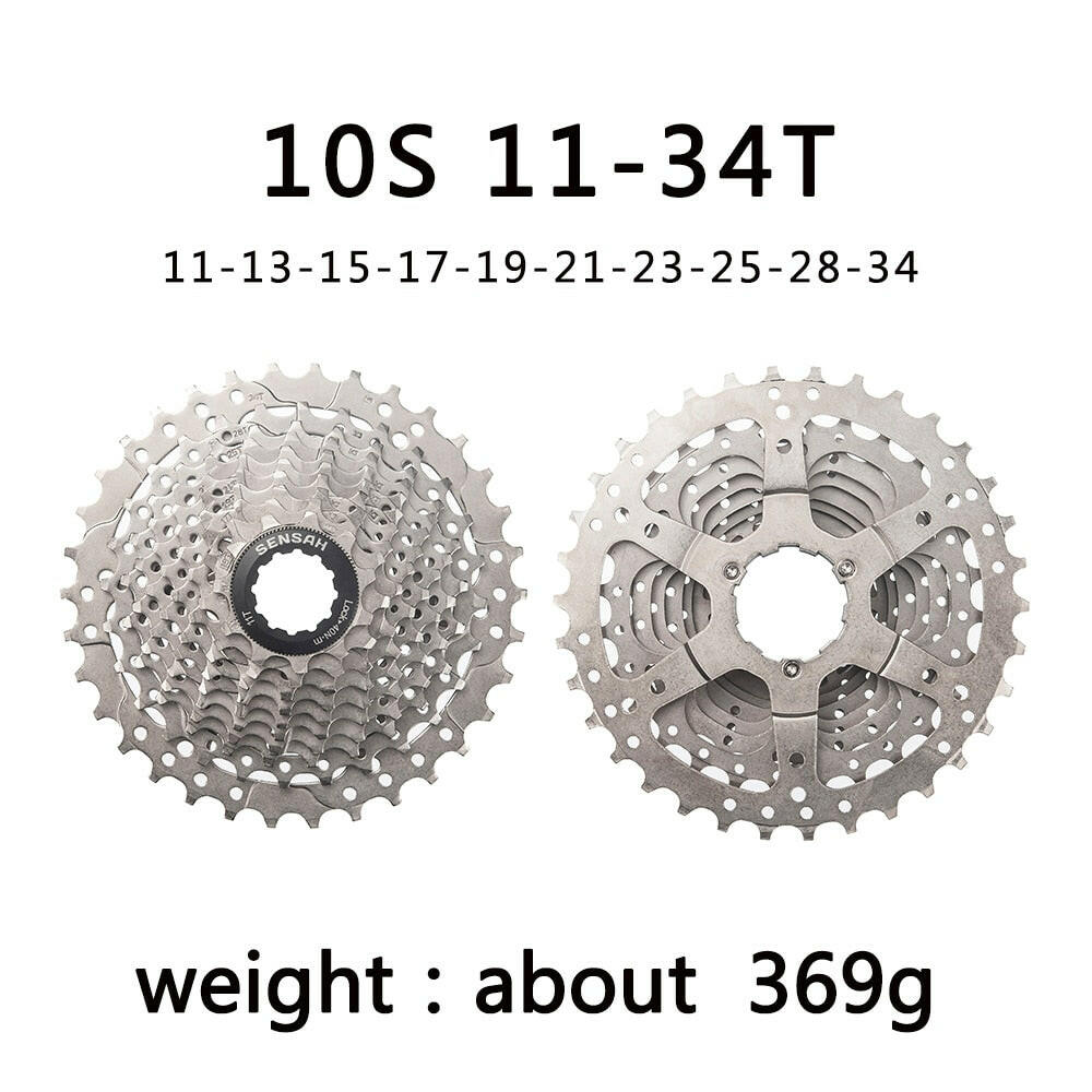 SENSAH 8/9/10/11/12 Speed Road Bike Cassette 11V 23T/25T/28T/30T/32T/34T/36T Bicycle Freewheel K7 10S Flywheel for  HG Hub-WAYBIKER