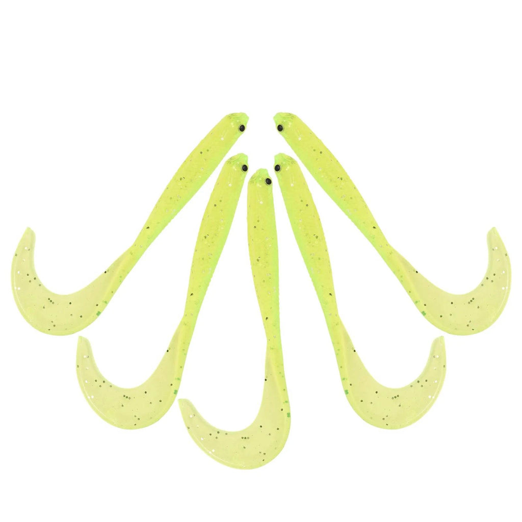 Soft Bionic Fishing Lure for Bass Fishing Lure Trout Lures Lifelike 3D Fish Eye Flexible Tail for Saltwater Freshwater Fishing-WAYBIKER