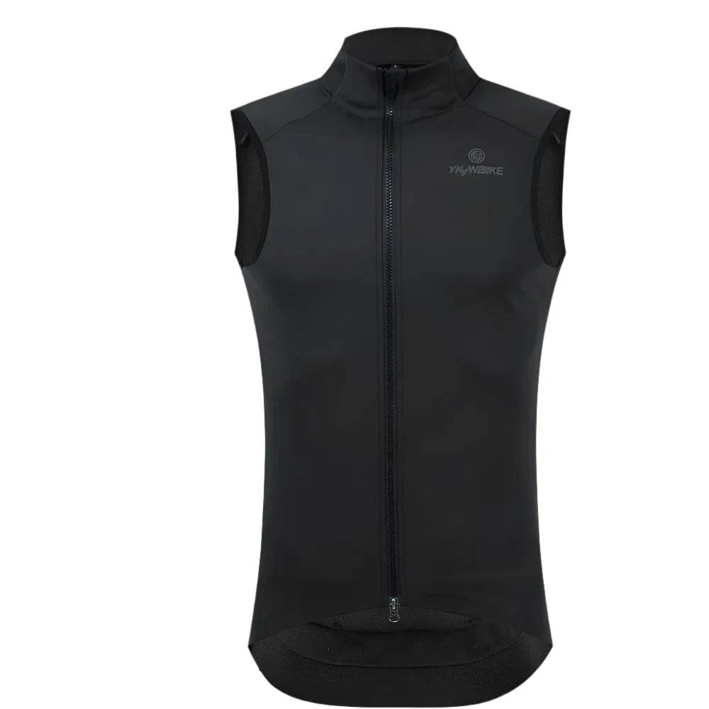 YKYWBIKE  Winter Cycling Vest Windproof Waterproof  fleece Vest MTB Bike Bicycle  Clothing Sleeveless Cycling Jacket-WAYBIKER