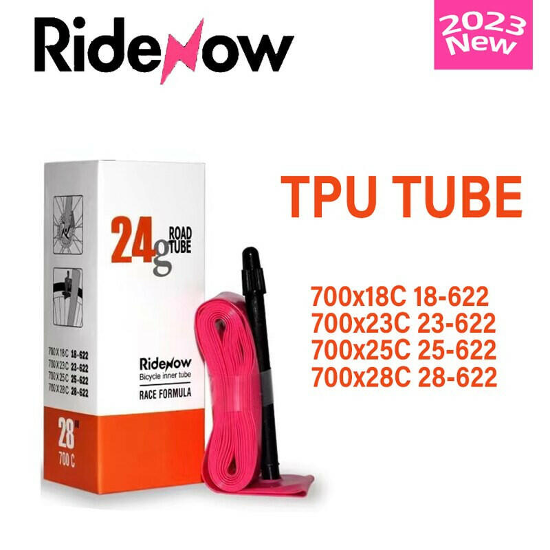 RideNow Ultralight Bike Inner Tube24g 700 X18 32 Road MTB Bicycle TPU Material Tire 65mm Length French Valve Super Light
