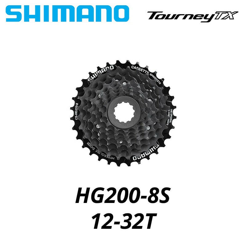 Shimano TOURNEY TX HG200 CS 7 8Speed Cassette Sprocket CS-HG200 7s 8S 8v 7v 12-28T 12-32T Mountain Bike MTB Chains 32T 28T-WAYBIKER