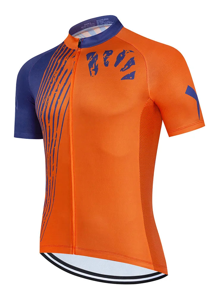 High Quality NEW 2023 Vendull Men's Cycling Clothing Short Sleeves Cycling Jersey MTB Shirt Maillot Ciclismo Road Bike Jersey-WAYBIKER