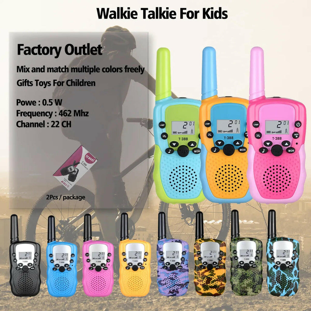 2Pcs Mimi Pc Walkie Talkie For Kids Boys Girls Tablet Funny Toys UHF Two Way Radio Talki Walki Children Interphone Free Talk