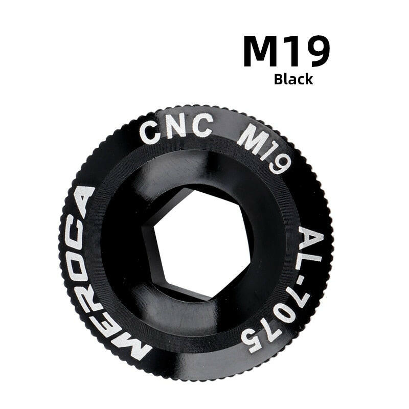 MEROCA MTB Hollowtech Crank Bolt  M18 M19 M20 Mountain Bike Crank Cover Crank Arm Bolt For IXF-WAYBIKER