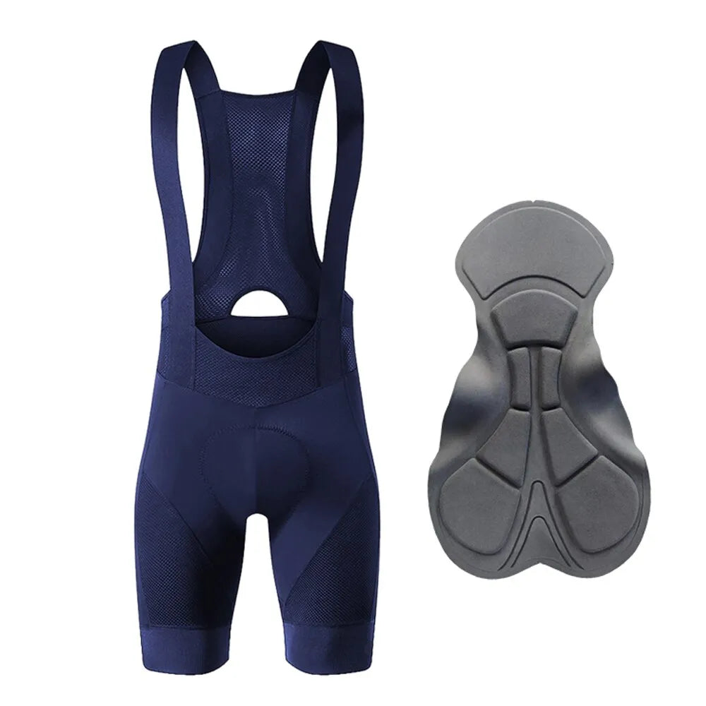 Cycling Bib Shorts Men Outdoor Wear Bike Cycling 6 Hours Padded Riding Bib Tights Bicycle Clothing-WAYBIKER