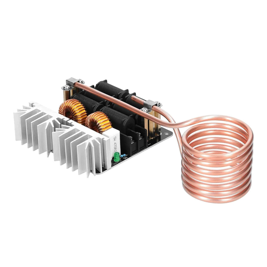 1000W ZVS Induction Heating Board Module 12-48V Low Voltage Heater Coil Flyback Driver Heater for DIY Hardening Annealing-WAYBIKER