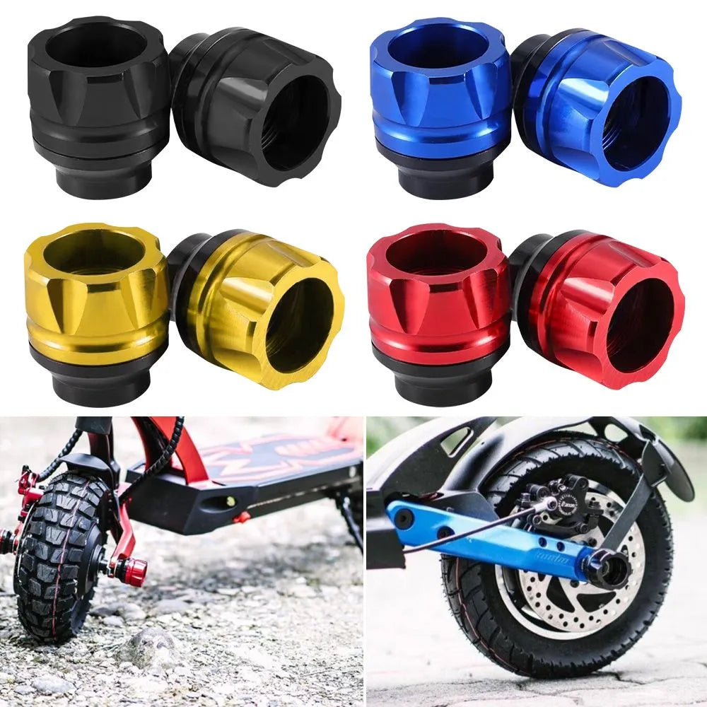 Motorbike Decoration Aluminum Alloy E-Bike Anti Crash Protector Shockproof Electric Scooter Accessories Slider Cups-WAYBIKER