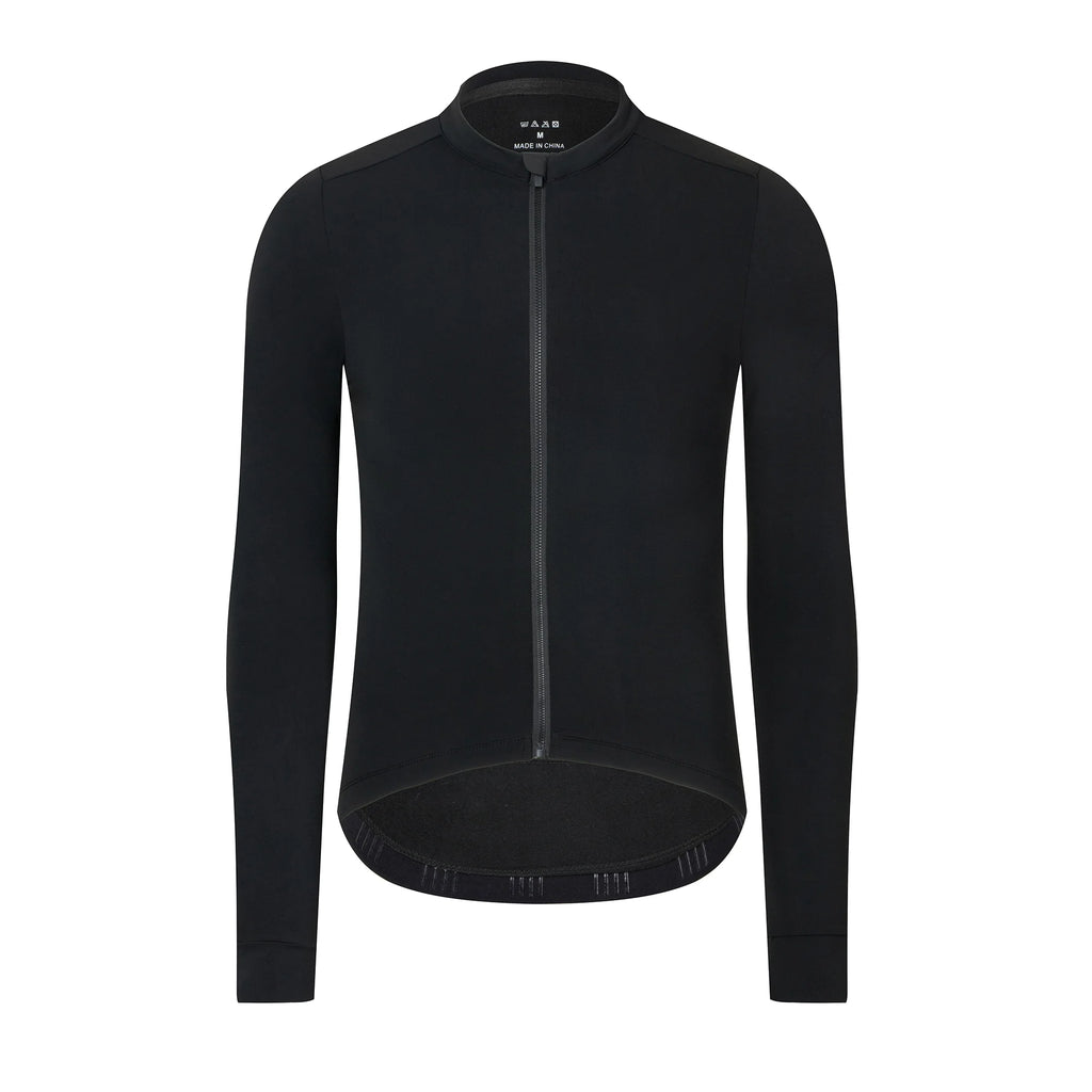 Rsantce 2024 Winter Thermal Fleece Cycling Jersey Top MTB Bike Outdoor Men's Bicycle Clothing Long Sleeve Shirt Uniform