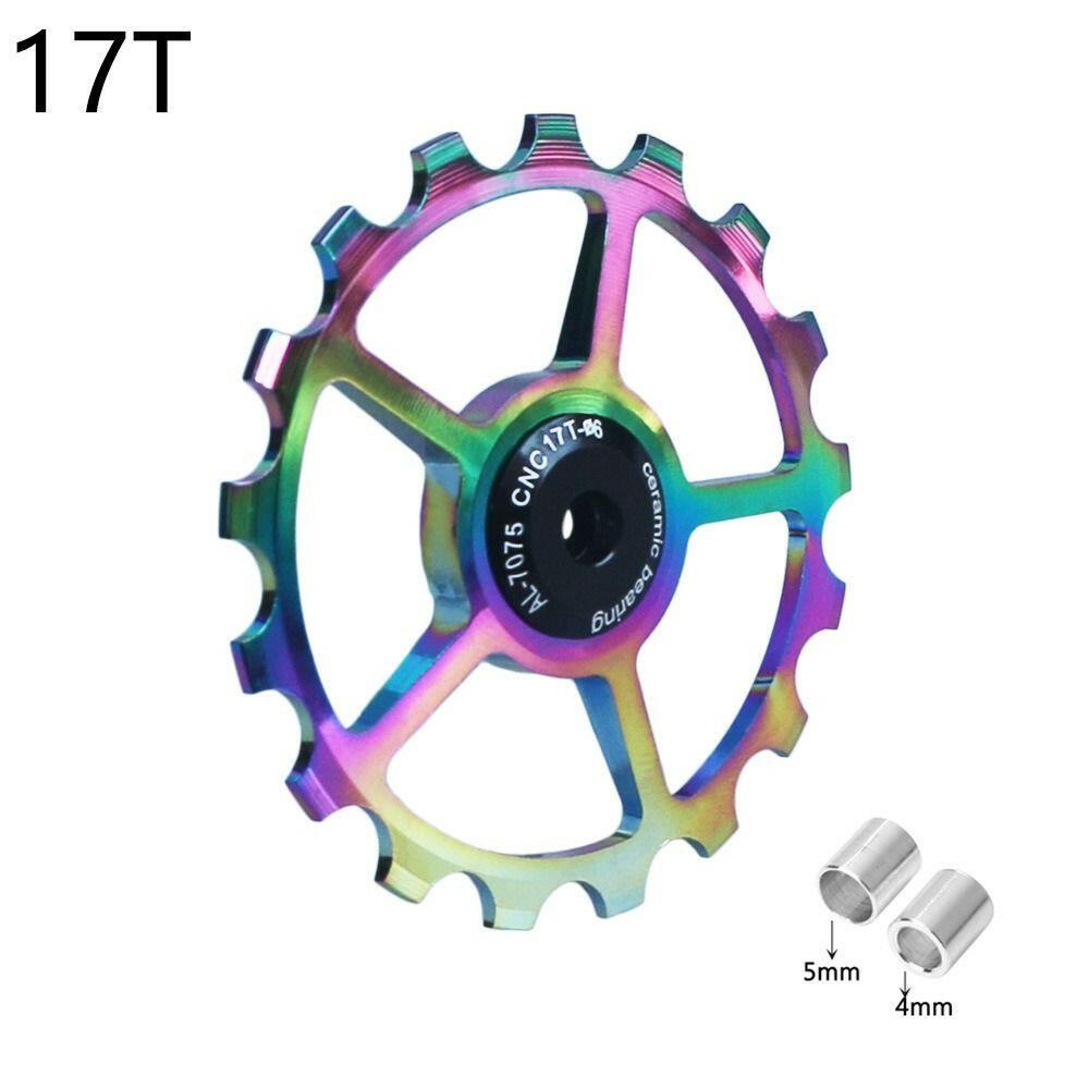 10T 11T 12T 13T 14T 15T 16T 17T MTB Road Bike Rear Derailleur Pulley Roller Ceramic Bearing Guide Jockey Wheel-WAYBIKER