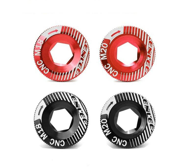 ENLEE Bike Crank Cover Crank Screw Aluminum Alloy Mountain Bike Color M18 M20 Compatible With Himano IXF M19 Bicycle Crank-WAYBIKER