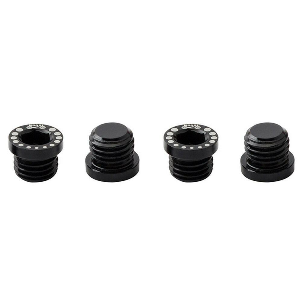 4PCS Mountain Bike Brake Screw Nut Aluminum Alloy V Brake Screw M10 Ultra-light Installation Head Cap Bolts Nuts Turn Buckle-WAYBIKER