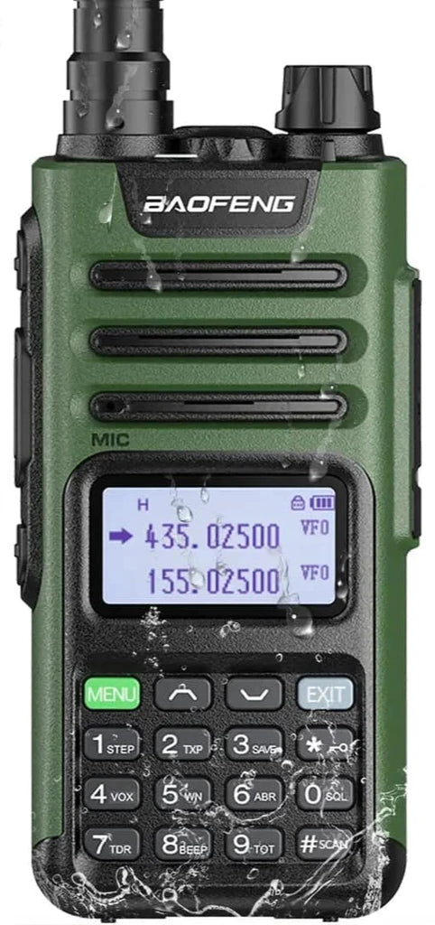 Baofeng M-13 Pro Air Band Walkie Talkie 10W Wireless Copy Frequency Long Range Type-C High Power UV-5R K5 Portable Ham Radio-WAYBIKER
