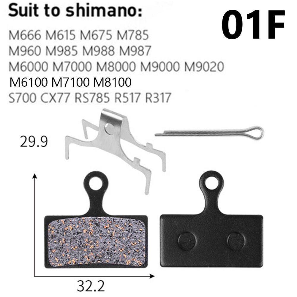 1 Pair/2pcs MTB DISC Brake Pads for Shimano XT DEORE MT200 315 For Magura/TEKTRO/AVID/MEGURA/HAYS Resin/Metal Disc Brake Pads-WAYBIKER