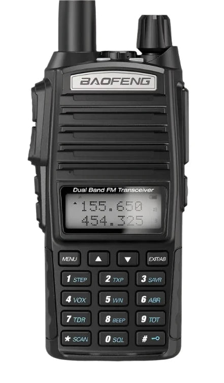 Baofeng UV 82 Walkie Talkie Real 5W 8W Ham Radio Comunicador Dual PTT Long Range 2 Way Portable FM Amateur Radio Station-WAYBIKER