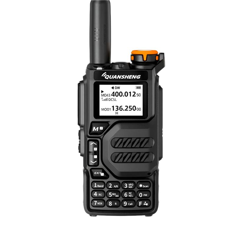 Quansheng-walkie-talkie portátil UV K5, Radio bidireccional UHF, VHF, Am, Fm, 128 canales, Cable de TPYE-C libre, Ham, inalámbri-WAYBIKER