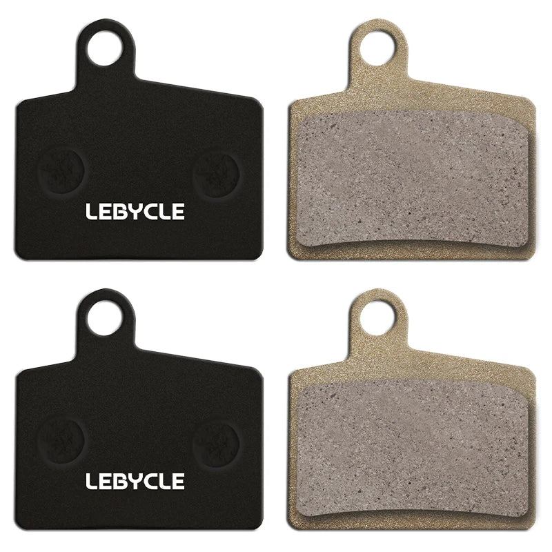 Lebycle 2Pairs High-Quality MTB Bike Resin Semi Metal Brake Pads Universal Hydraulic brake-WAYBIKER