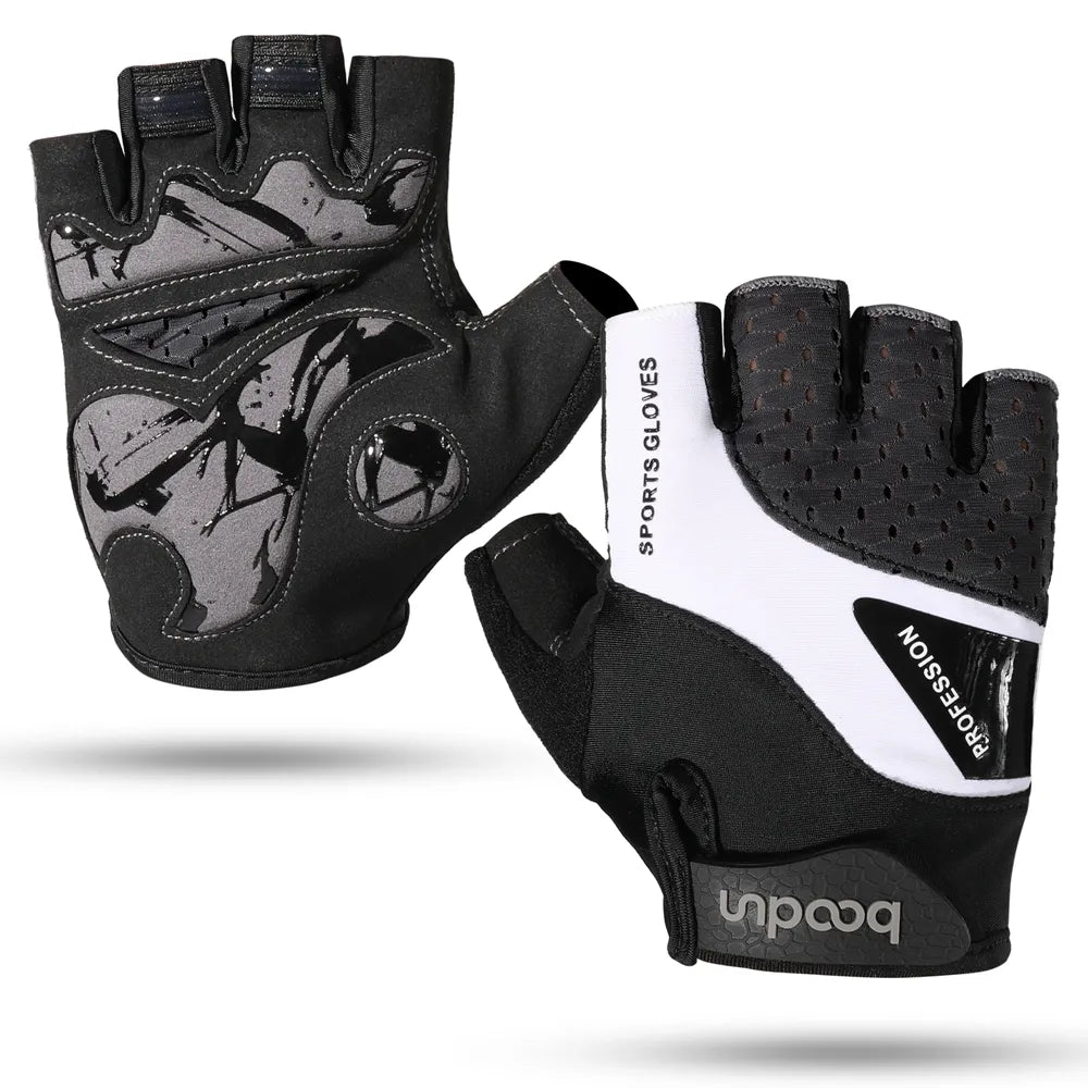 Cycling Half Finger Gloves Men Women Anti-Slip Shock-Absorbing Tactical Mountain Bike Gym Fitness Riding Bicycle Accessories-WAYBIKER
