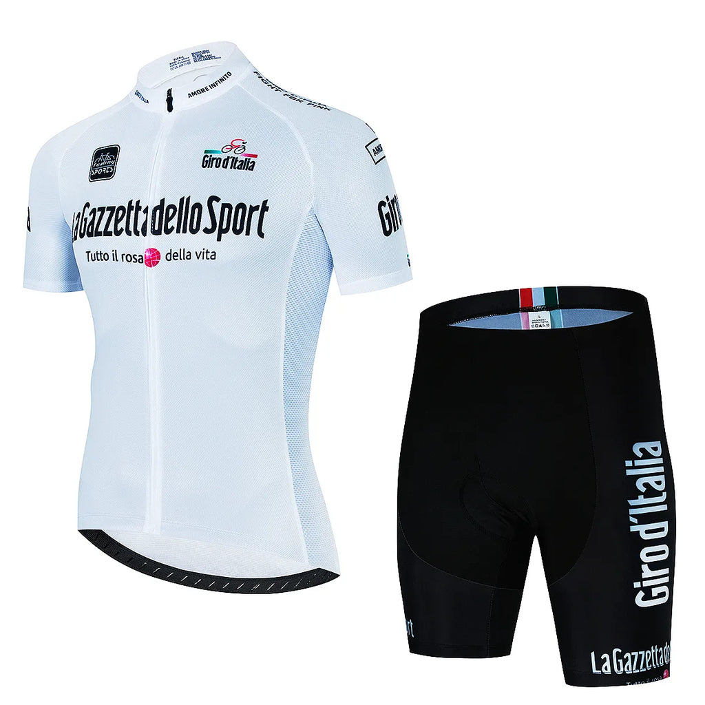 Tour De Giro D'ITALIA Cycling jersey Sets Mens Cycling Clothing Summer Short Sleeve Quick-dry MTB bike suit Ropa Ciclismo estivo-WAYBIKER