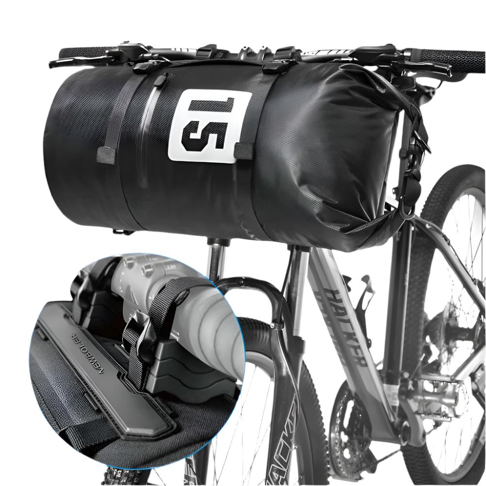 NEWBOLER Bike Front Tube Bag 10L/20L Waterproof Bicycle Handlebar Basket Pack Cycling Front Frame Pannier Bicycle Accessories-WAYBIKER