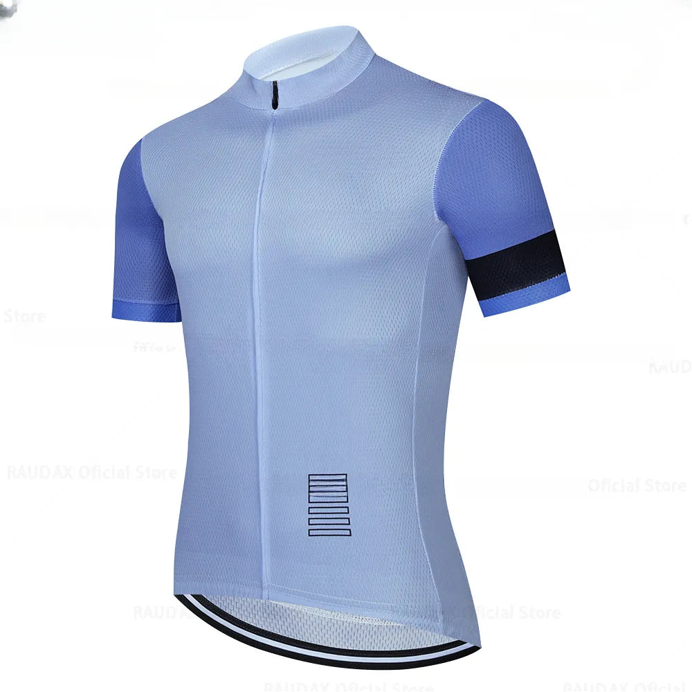 2023 Cycling Clothing Men Short Sleeve Ropa Ciclismo Summer Cycling Jersey Triathlon-WAYBIKER