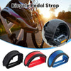 Anti-Slip Bicycle Pedal Strap Toe Clip Strap Belt Cycling Pedal Accessories Outdoor Self-adhesive Bike Pedal Tape Fixed Strap