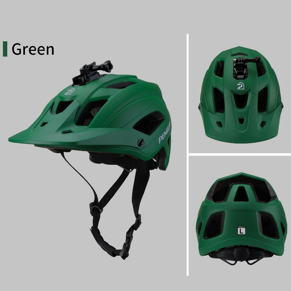 PEMILA Outdoor DH MTB Bicycle Helmet Integrally-molded Road Mountain Bike Helmet Ultralight Racing Riding Cycling Helmet-WAYBIKER