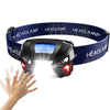 8 Mode Powerfull Headlamp Body Motion Sensor Head Flashlight Usb Rechargeable LED Headlight Camping Torch Flash Light Head Lamp-WAYBIKER