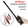 33CM CS Tactical Antenna Foldable SMA-Female Dual Band VHF UHF For Baofeng Walkie Talkie UV-9R Plus uv-9r UV9R Two Way Radio-WAYBIKER