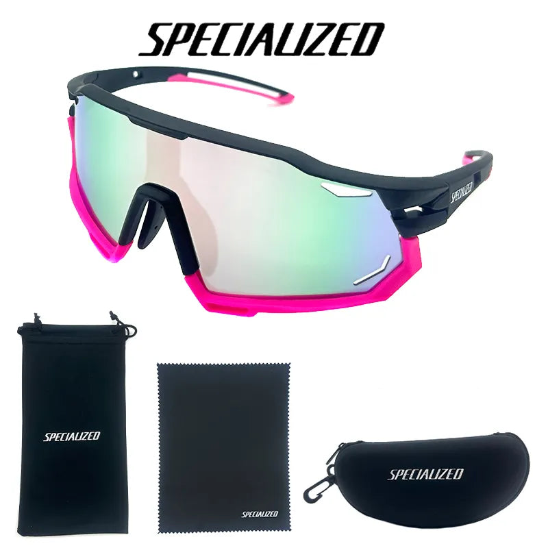 Cycling Glasses Mountain Bicycle Sunglasses Men Women Photochromic Road Bike MTB Eyewear 2023 Outdoor Sports Lenses With Case-WAYBIKER