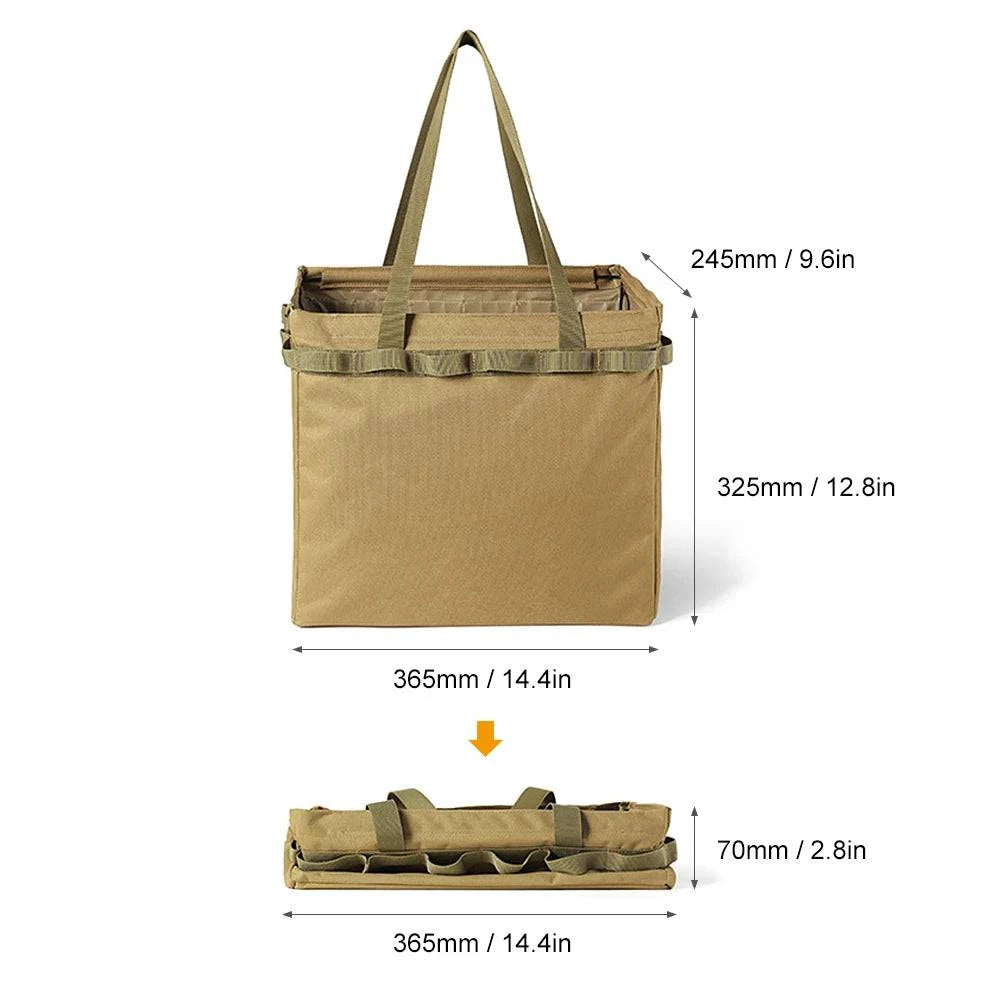 Portable Travel Storage Bag Foldable Camping Bag Cookware Carry Bags for Outdoor Survival fishing Hiking Backpacking Equipment-WAYBIKER